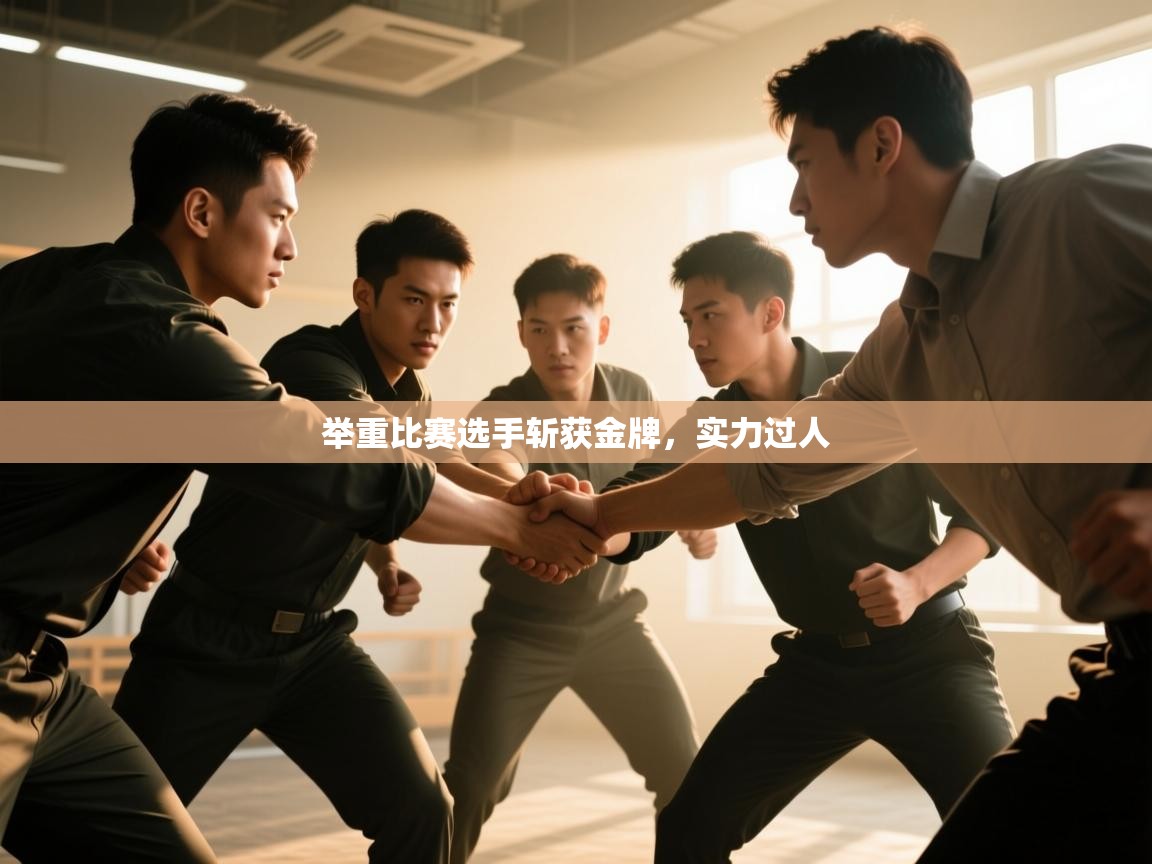 举重比赛选手斩获金牌，实力过人  第2张